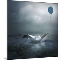 Paper Boat and Balloon-Natalia Simongulashvili-Mounted Giclee Print