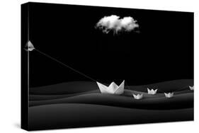 Paper Boats-sulaiman almawash-Stretched Canvas