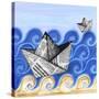 Paper Boats-null-Stretched Canvas