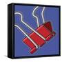 Paper Clip Office Supply-Ron Magnes-Framed Stretched Canvas