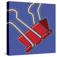 Paper Clip Office Supply-Ron Magnes-Stretched Canvas