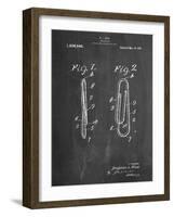 Paper Clip Patent-null-Framed Art Print