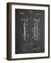 Paper Clip Patent-null-Framed Art Print