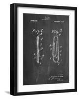 Paper Clip Patent-null-Framed Art Print