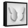 Paper Cut- Out Butterfly Illustration-Kundra-Framed Stretched Canvas