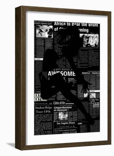 Paper Dance-NaxArt-Framed Art Print