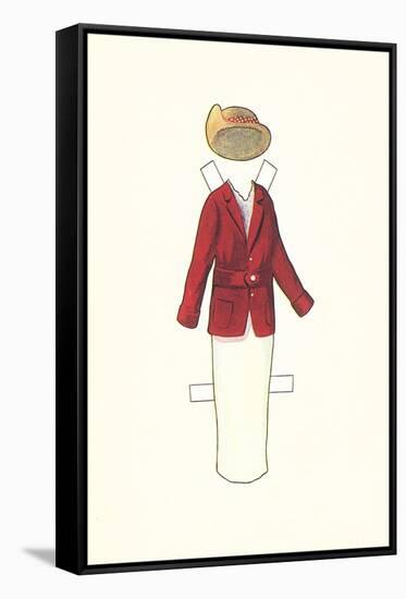 Paper Doll Outfit from 1910s-null-Framed Stretched Canvas