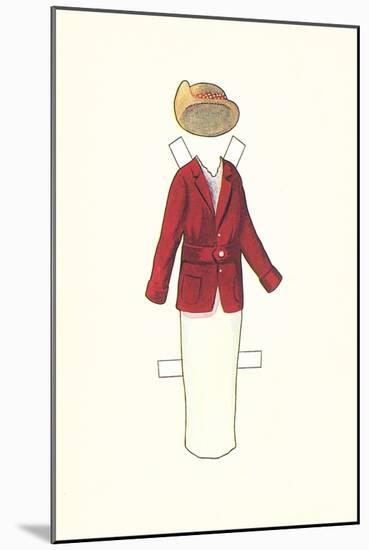 Paper Doll Outfit from 1910s-null-Mounted Art Print