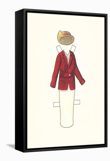 Paper Doll Outfit from 1910s-null-Framed Stretched Canvas