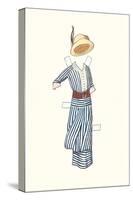 Paper Doll Outfit from 1910s-null-Stretched Canvas