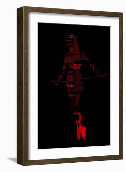 Paper Doll-NaxArt-Framed Art Print