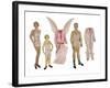 Paper Dolls of Scott, Zelda and Scottie-Zelda Fitzgerald-Framed Art Print