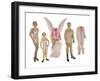 Paper Dolls of Scott, Zelda and Scottie-Zelda Fitzgerald-Framed Art Print