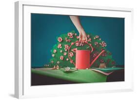 Paper Garden-Dina Belenko-Framed Photographic Print