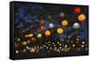 Paper Lanterns at Jangchung Park-Paul Souders-Framed Stretched Canvas