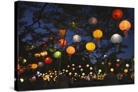 Paper Lanterns at Jangchung Park-Paul Souders-Stretched Canvas