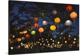 Paper Lanterns at Jangchung Park-Paul Souders-Stretched Canvas