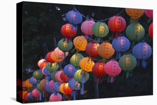 Paper Lanterns at Jangchung Park-null-Stretched Canvas