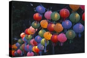 Paper Lanterns at Jangchung Park-null-Stretched Canvas