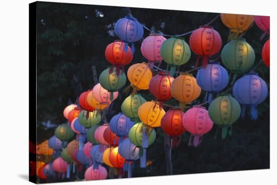 Paper Lanterns at Jangchung Park-null-Stretched Canvas