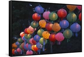 Paper Lanterns at Jangchung Park-null-Framed Stretched Canvas