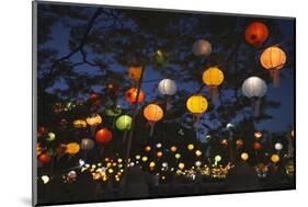 Paper Lanterns at Jangchung Park-Paul Souders-Mounted Photographic Print