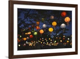 Paper Lanterns at Jangchung Park-Paul Souders-Framed Photographic Print