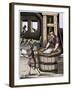 Paper maker, 16th century, (1849)-Jost Amman-Framed Giclee Print