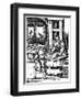 Paper Maker, 16th Century-Jost Amman-Framed Giclee Print