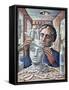 Paper Maketh Woman-PJ Crook-Framed Stretched Canvas