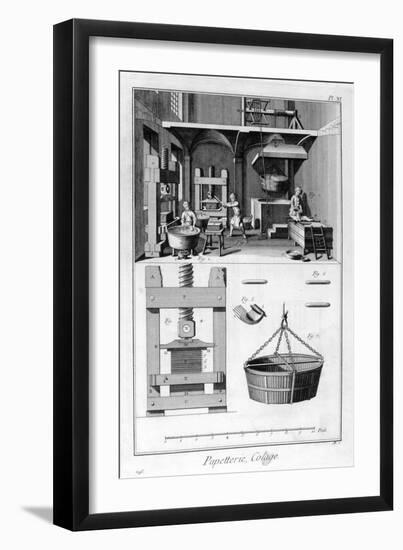 Paper Making, 1751-1777-null-Framed Giclee Print