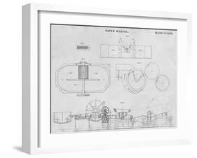 Paper Making, c1813-John Moffat-Framed Giclee Print