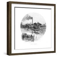 Paper Mill, Liverpool, New South Wales, Australia, 1886-Albert Henry Fullwood-Framed Giclee Print