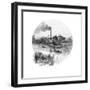 Paper Mill, Liverpool, New South Wales, Australia, 1886-Albert Henry Fullwood-Framed Giclee Print