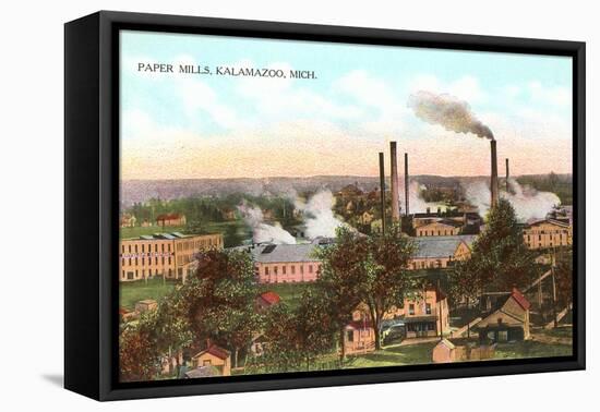 Paper Mills, Kalamazoo, Michigan-null-Framed Stretched Canvas