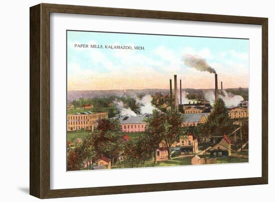 Paper Mills, Kalamazoo, Michigan-null-Framed Art Print