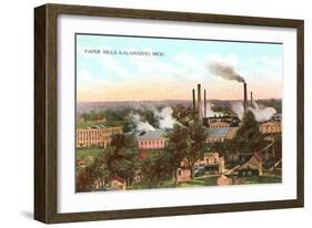 Paper Mills, Kalamazoo, Michigan-null-Framed Art Print