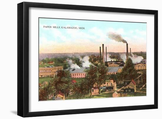 Paper Mills, Kalamazoo, Michigan-null-Framed Art Print