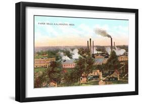 Paper Mills, Kalamazoo, Michigan-null-Framed Art Print