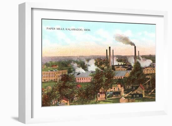 Paper Mills, Kalamazoo, Michigan-null-Framed Art Print