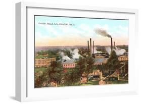Paper Mills, Kalamazoo, Michigan-null-Framed Art Print