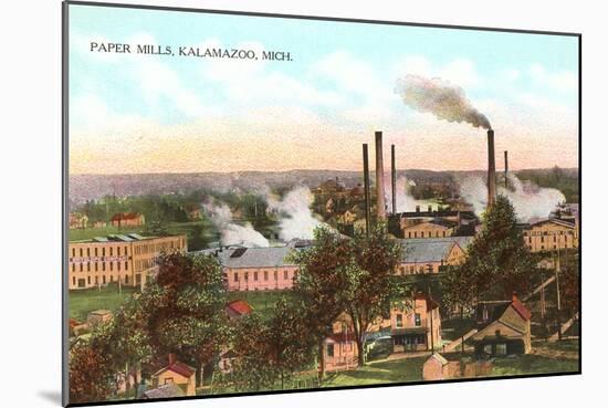 Paper Mills, Kalamazoo, Michigan-null-Mounted Art Print