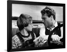 Paper Moon, Tatum O'Neal, Ryan O'Neal, 1973-null-Framed Photo