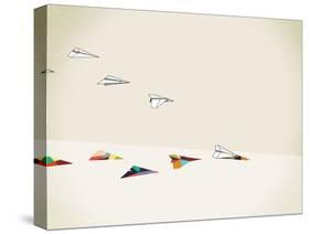 Paper Planes-Jason Ratliff-Stretched Canvas