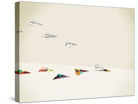 Paper Planes-Jason Ratliff-Stretched Canvas