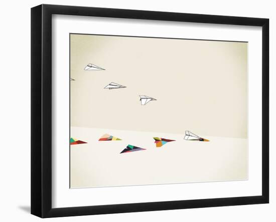 Paper Planes-Jason Ratliff-Framed Giclee Print