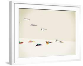 Paper Planes-Jason Ratliff-Framed Giclee Print