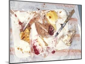 Paper Plate with Half-eaten Cake-Jo Kirchherr-Mounted Photographic Print
