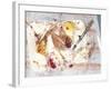 Paper Plate with Half-eaten Cake-Jo Kirchherr-Framed Photographic Print