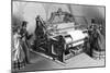 Paper Printing Machine-null-Mounted Art Print